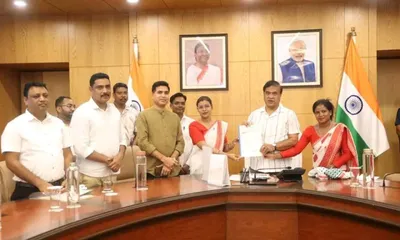 assam  cm himanta biswa sarma holds key meeting with tea tribe associations