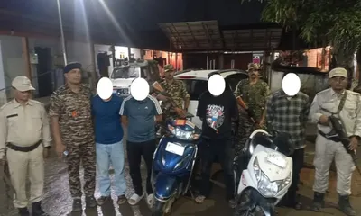 four extortionists arrested in manipur s imphal east in joint operation