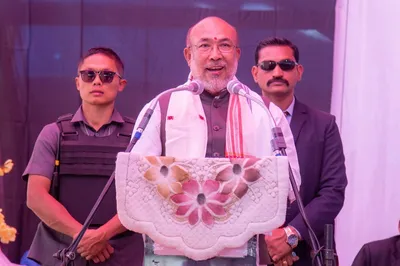 manipur cm warns hostile individuals or groups brandishing illegal firearms